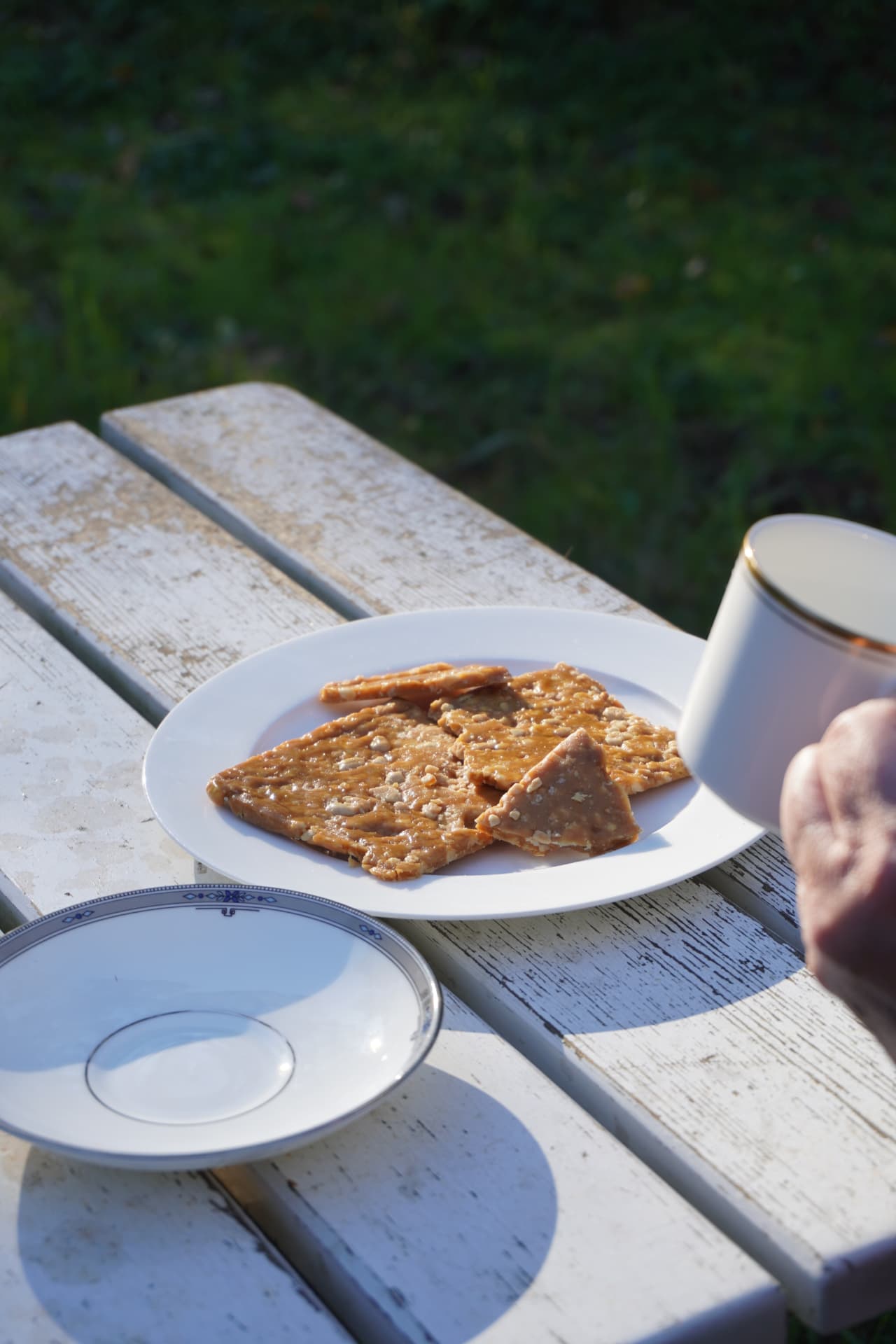 Bob's Brittle being made and served