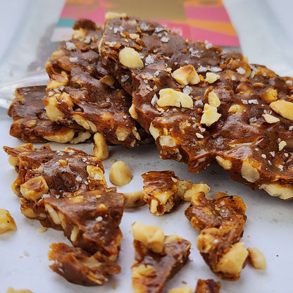 Bob's Brittle Hazelnut Wattleseed Brittle handmade gluten free 125g Blue Mountains Australia