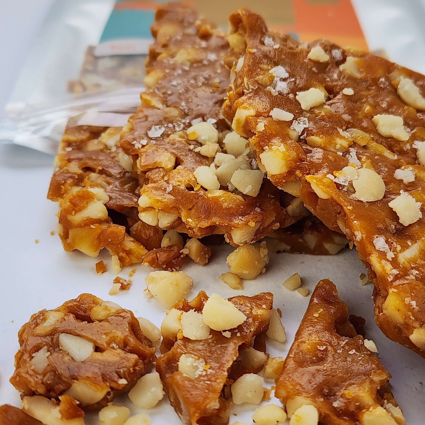 Bob's Brittle Macadamia Nut Brittle handmade gluten free 125g Blue Mountains Australia