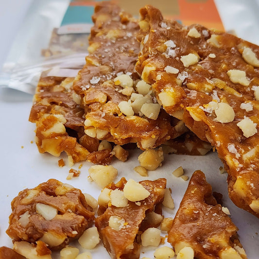 Bob's Brittle Macadamia Nut Brittle handmade gluten free 125g Blue Mountains Australia